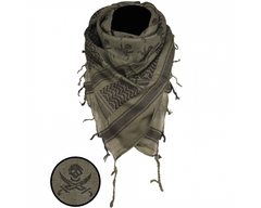 Mil-Tec Skull Arafatka, Olive-Black, 110 x 110cm