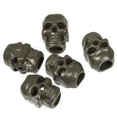 Mil-Tec Skull koncovky na šnúrku 10ks, olivové
