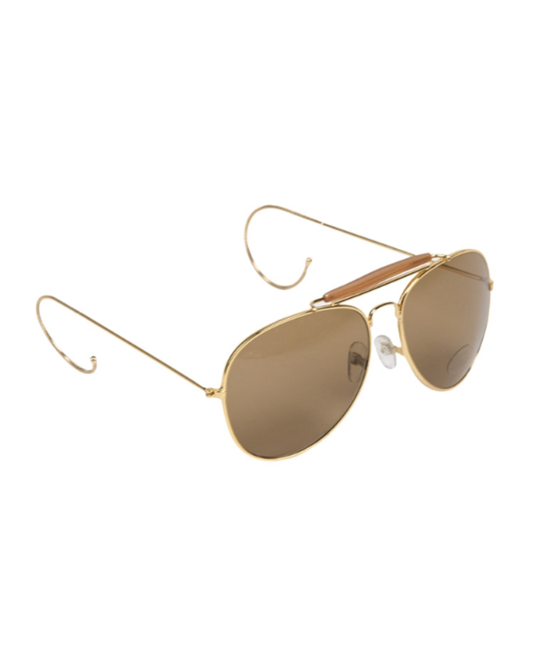 Mil-Tec Air Force Sonnenbrille mit Etui, braun