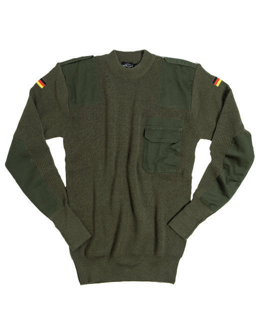Mil-Tec bw pullover 80/wolle 20/polyacryl oliv