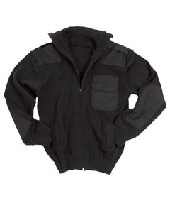 Mil-Tec Pullover mit Reißverschluss und tasche schwarz