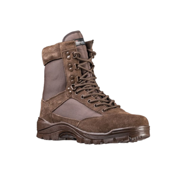 Mil-Tec Einsatzstiefel mit Reißverschluss, braun