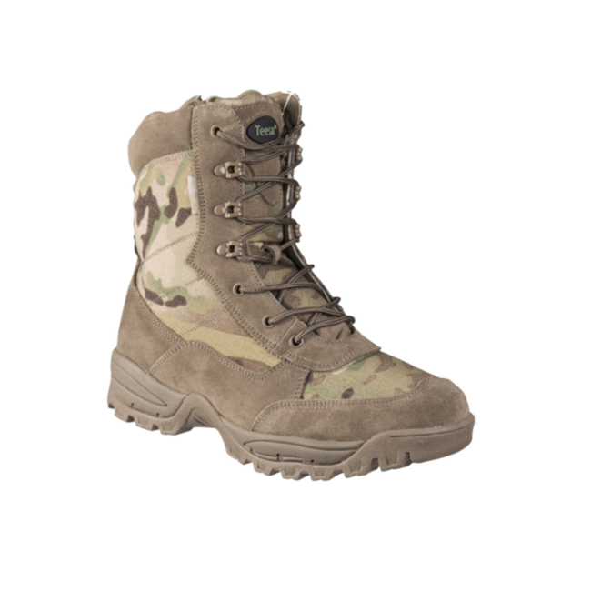 Mil-Tec Einsatzstiefel Mit Reißverschluss, Multicam