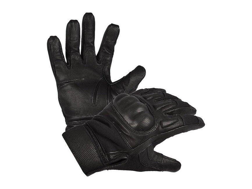 Mil-Tec Taktische Handschuhe Action Nomex® s kĺbovou ochranou, schwarz
