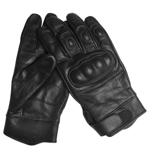 Mil-Tec Taktische Lederhandschuhe schwarz