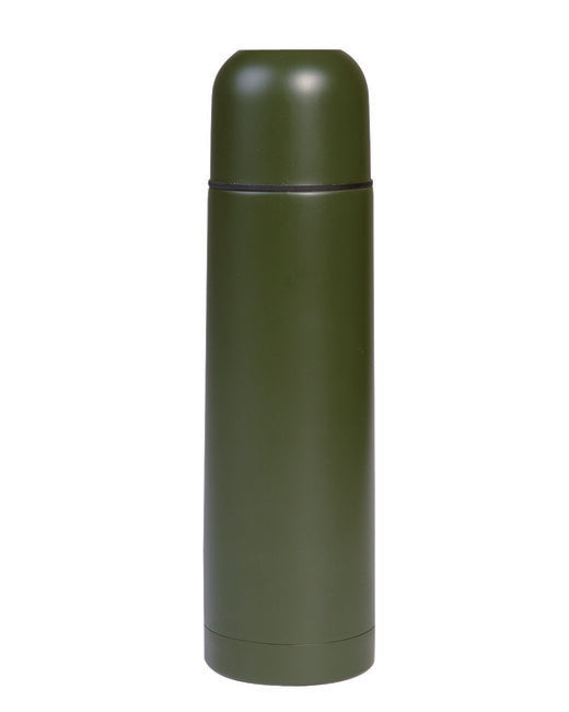 Mil-Tec vakuum thermosflasche s/steel 1,0l oliv