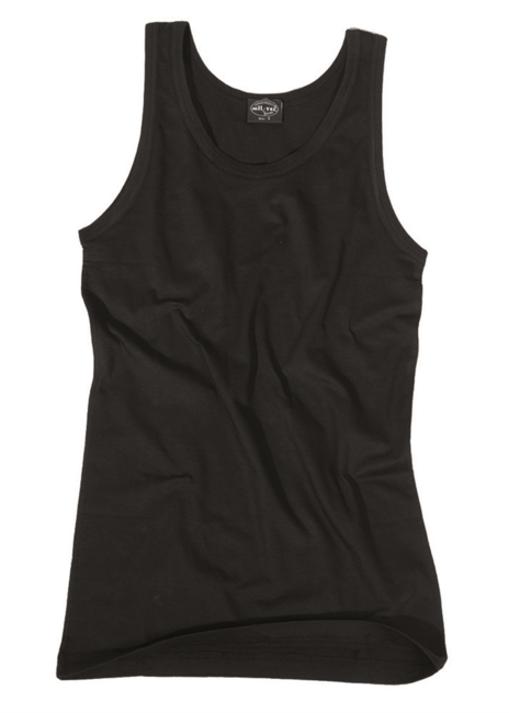 Mil-Tec herren-Tanktop schwarz, 140-145 g/m2