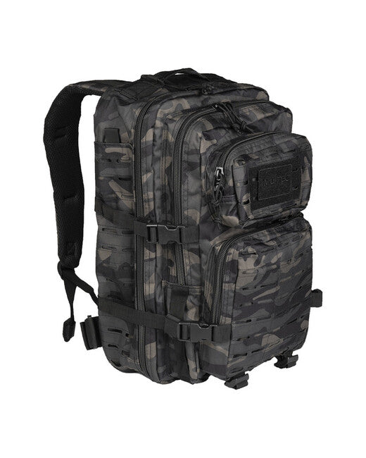 Mil-Tec LG Dark Camuflage Laser Cut Attack rucksack