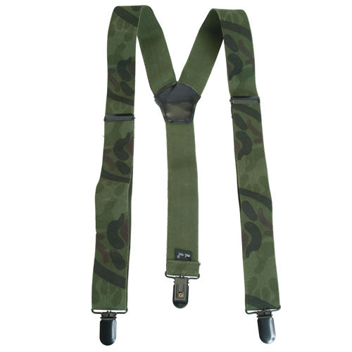 Mil-Tec Hosenträger mit Clip, woodland