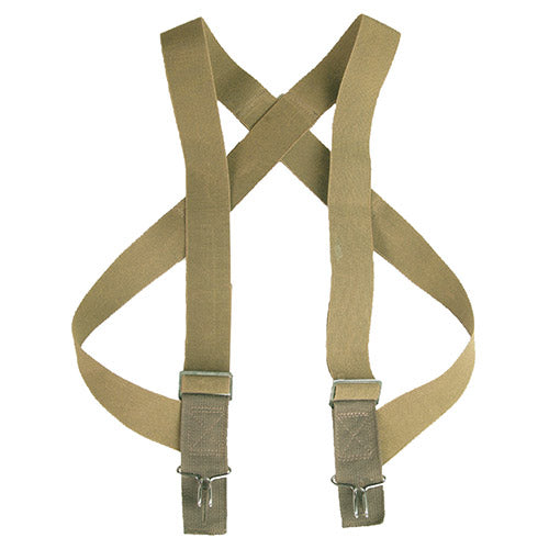 Mil-Tec-Hosenträger US-Typ mit Haken, coyote