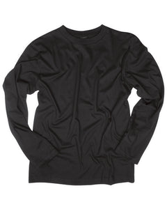Mil-Tec Long Sleeve T-Shirt, Black