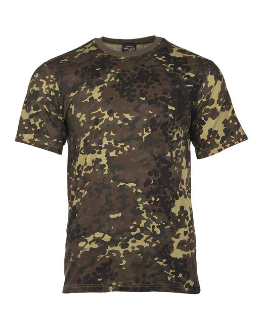 Mil-Tec Tri-Shirt kurzer Ärmel flecktarn