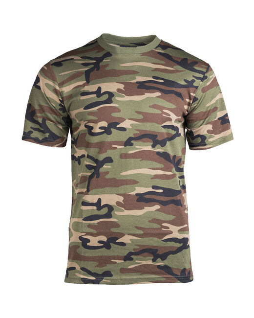 Mil-Tec T-shirt mit kurzem Ärmel, woodland