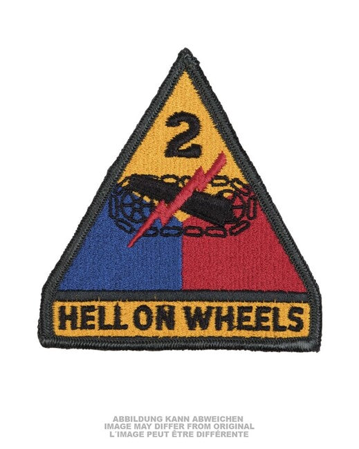 Mil-Tec US '2ND.ARM.DIV.' Textiler vogel auf rädern