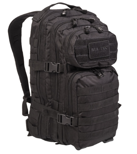 Mil-Tec US Assault Rucksack Small, schwarz, 20L