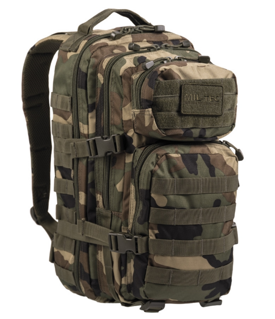 Mil-Tec US Assault Small Rucksack woodland, 20L