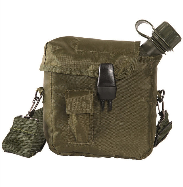 Mil-Tec US 2 l Feldflasche mit Hülle, oliv