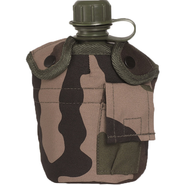 Mil-Tec US-Feldflasche Tarnmuster CCE 1l mit Aluschale
