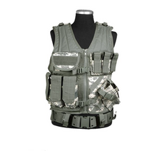 Mil-Tec USMC Tactical Vest with Belt, AT-Digital
