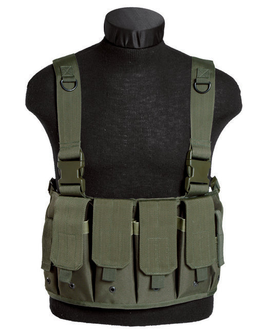 Mil-Tec Weste MAG CHEST RIG olivgrün