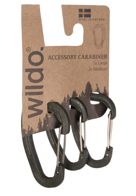 Mil-Tec Wildo Karabiner-Set 3 Stück, oliv