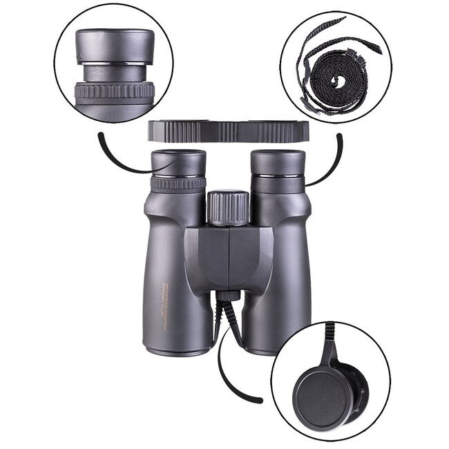 Mil-Tec 8x42 Fernglas wasserfest mit tasche, schwarz