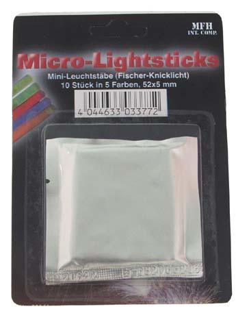 MFH Chemische Mini-Leuchtstäbe 5 Farben 10 Stück
