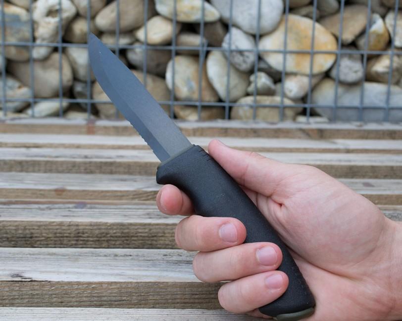 Mora of Sweden Bushcraft SRT Messer schwarz