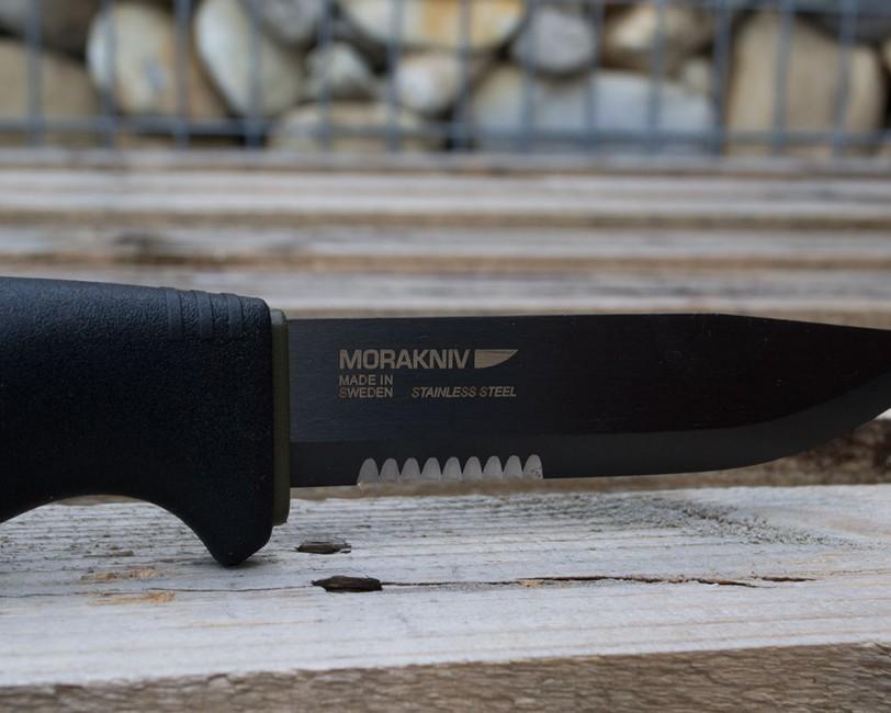 Mora of Sweden Bushcraft SRT Messer schwarz