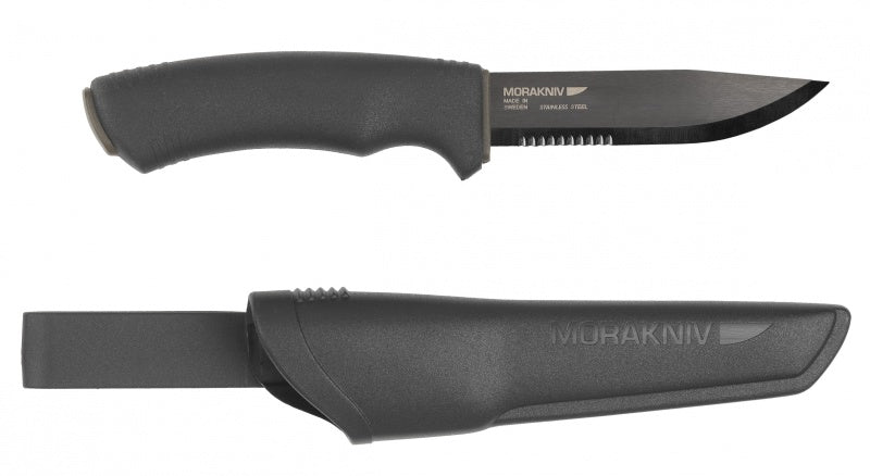 Mora of Sweden Bushcraft SRT Messer schwarz