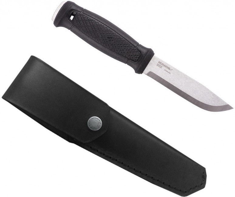 Morakniv Garberg mit lederscheide, schwarz
