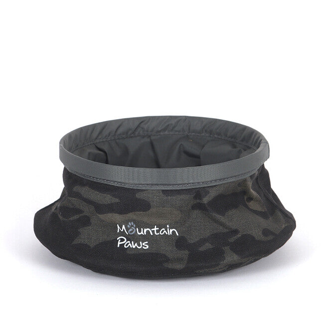Mountain Paws Reisenapf für Hunde camouflage