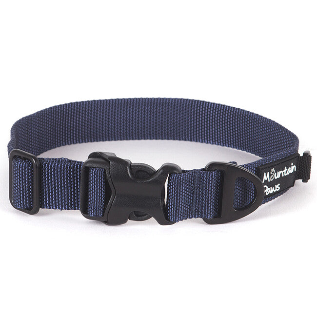 Mountain Paws extra groß Hundehalsband navy blau