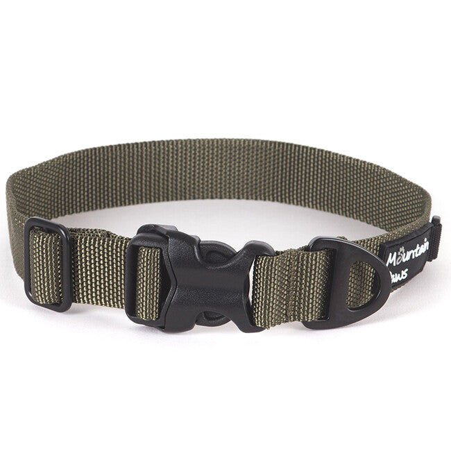 Mountain Paws Hundehalsband extra groß, oliv