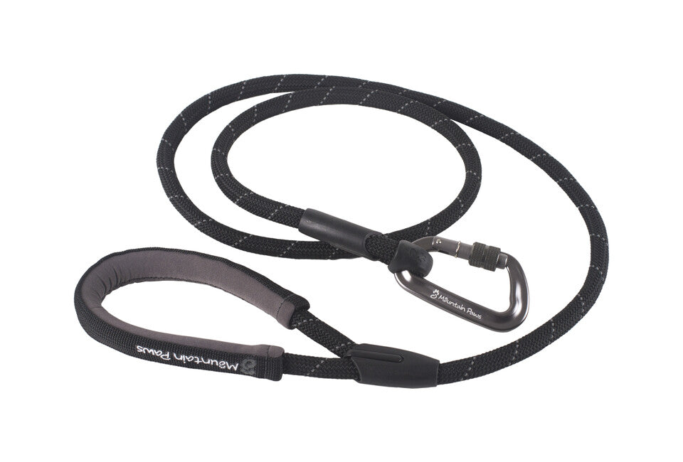 Mountain Paws Rope Lead leine schwarz