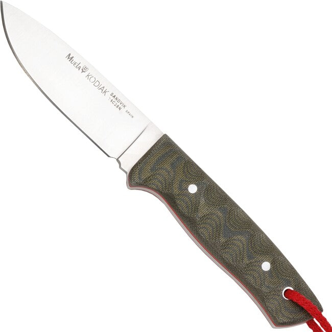 Muela Kodiak Canvas Micarta Messer mit feststehender Klinge