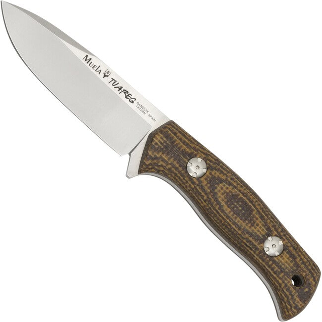 Muela Tuareg Messer mit feststehender Klinge Micarta braun