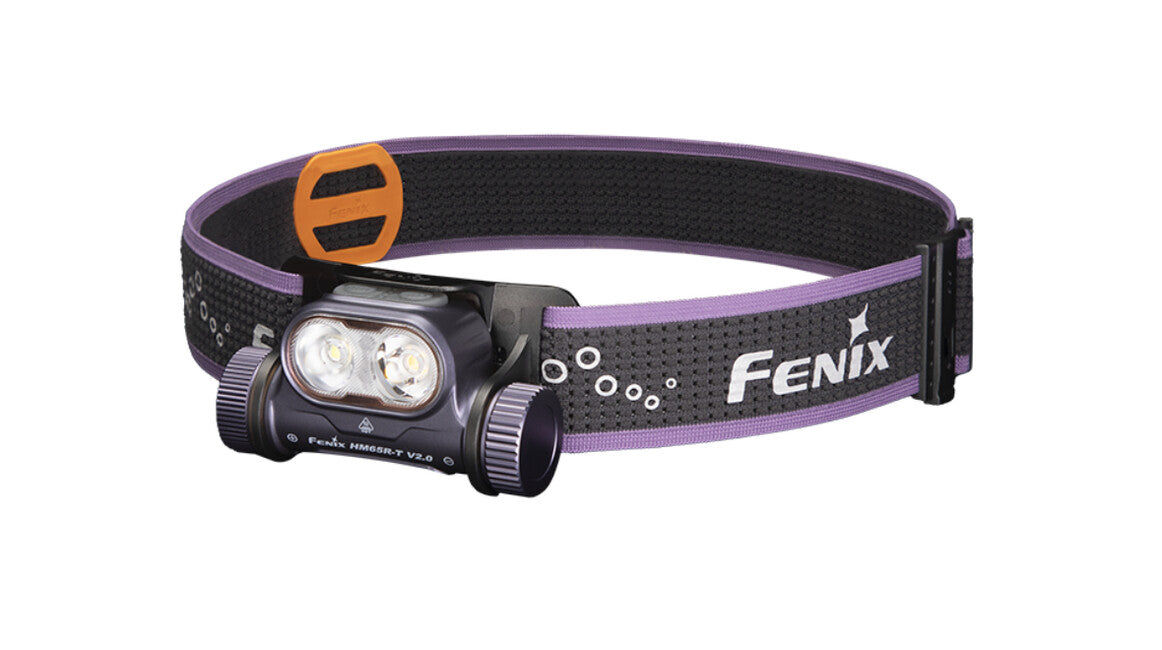 Fenix HM65R-T V2.0 wiederaufladbare stirnlampe, dunkelviolett