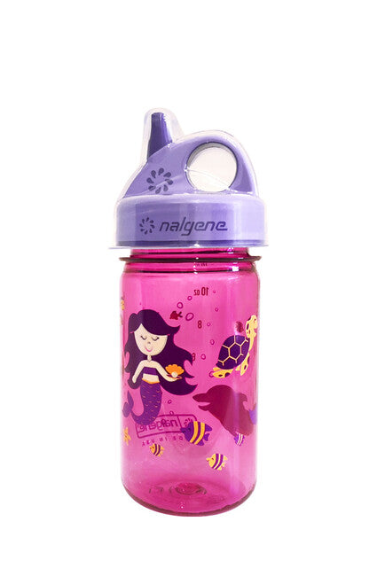 Nalgene Grip-n-Gulp Sustain Babyflasche 0,35 l rosa Meerjungfrau