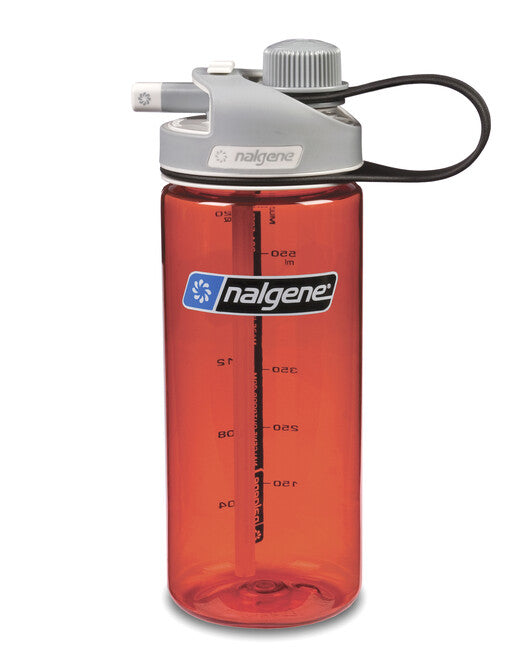 Nalgene Multi Drink Sustain Trinkflasche 0,6 l rot