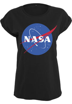 NASA Insignia Damen-T-Shirt, schwarz