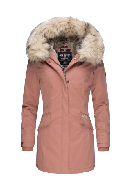 Navahoo Cristal Damen- Winter- Kapuzenjacke a kozusinou
