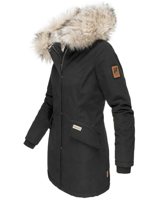 Navahoo Cristal Damen- Winter- Kapuzenjacke a kozusinou