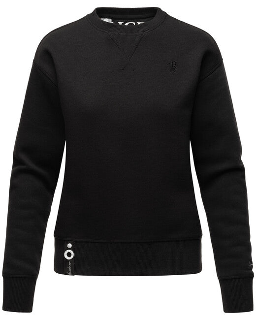 Navahoo Zuckerschnecke damen Sweatshirt, schwarz