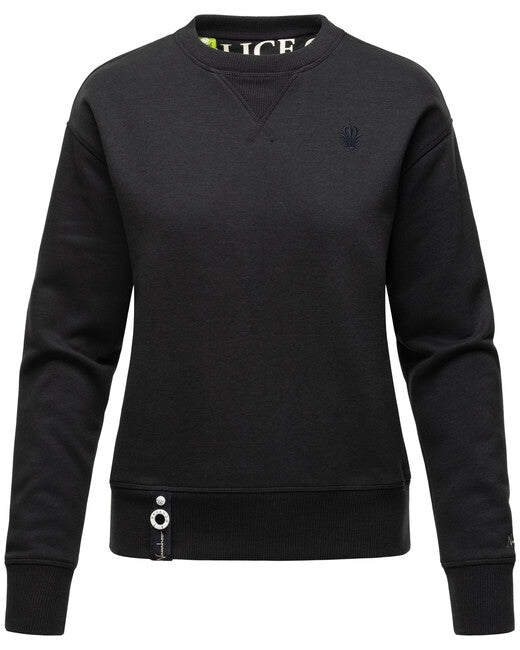 Navahoo Zuckerschnecke damen Sweatshirt, navy