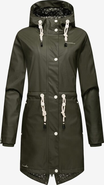Navahoo Flower Of Ocean damen Regenjacke Dunkeloliv