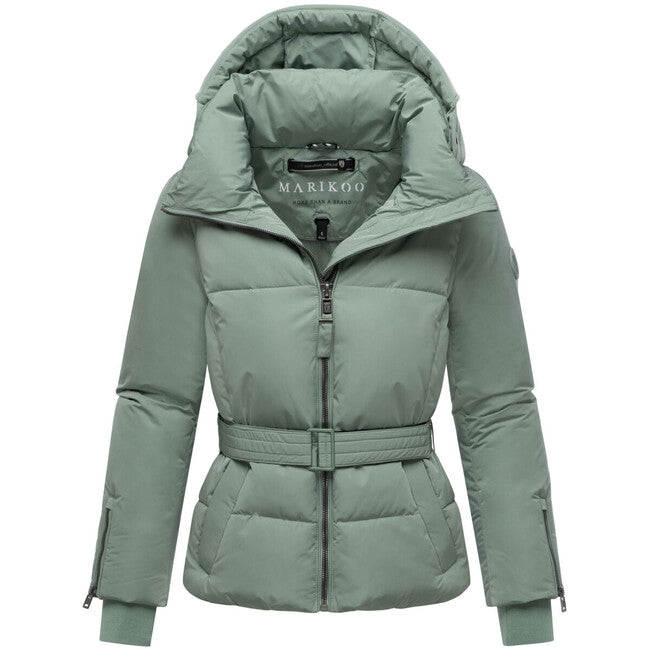 Marikoo Aleyna16 damen Winterjacke mit Kapuze, smokey mint