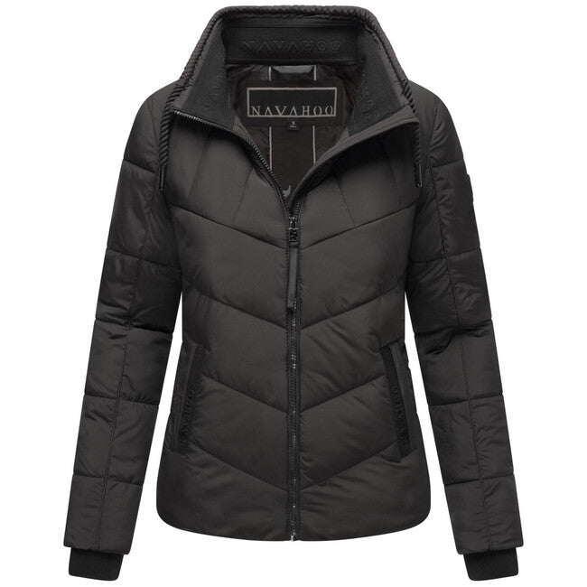 Navahoo Liebesfee damen Winterjacke, schwarz