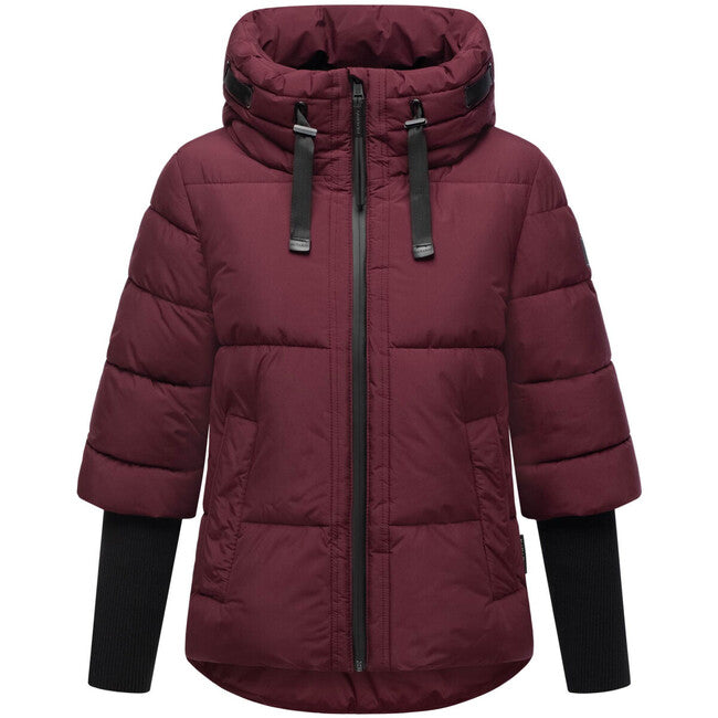 Navahoo LOTUSHERZ XIV damen Winterjacke weinrot