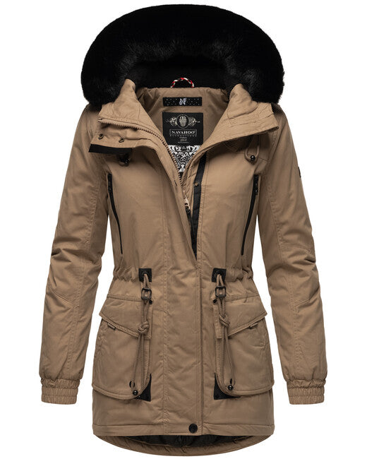 Navahoo Olessa damen Winterjacke, Taupe